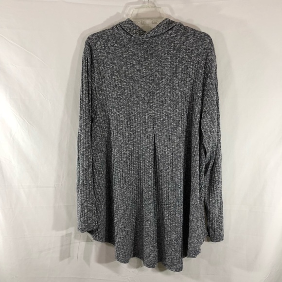 Style &n Co Cowl Neck Marled Full Top 3X - Picture 2 of 8